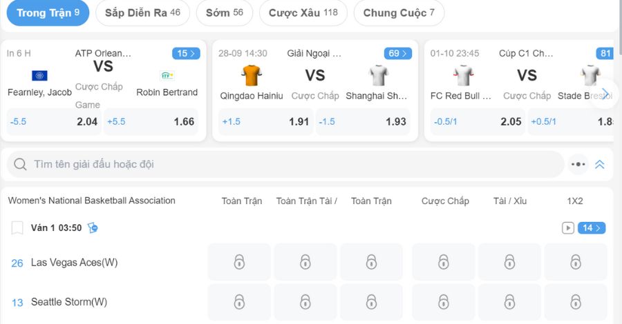 Khái niệm về danh mục thể thao 8xbet